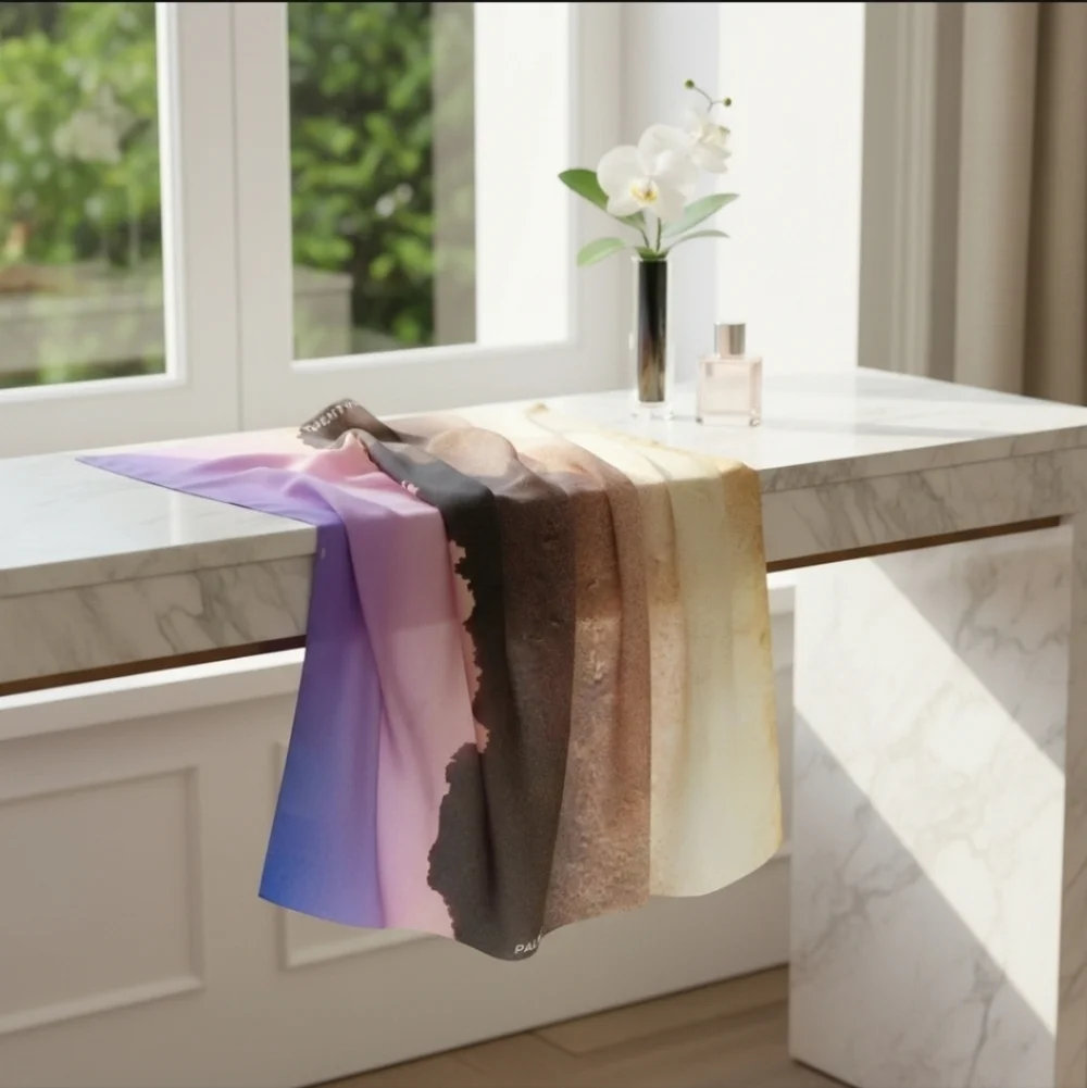 Gradient Chiffon Scarf 35